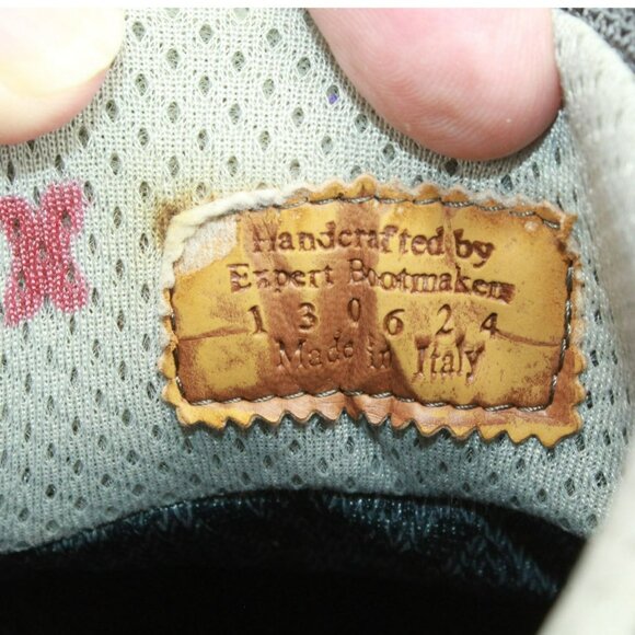 LL Bean Gray Leather Lace Up Gore-Tex Vibram Sole Hiking Boots Size 11.5 M - Picture 7 of 10